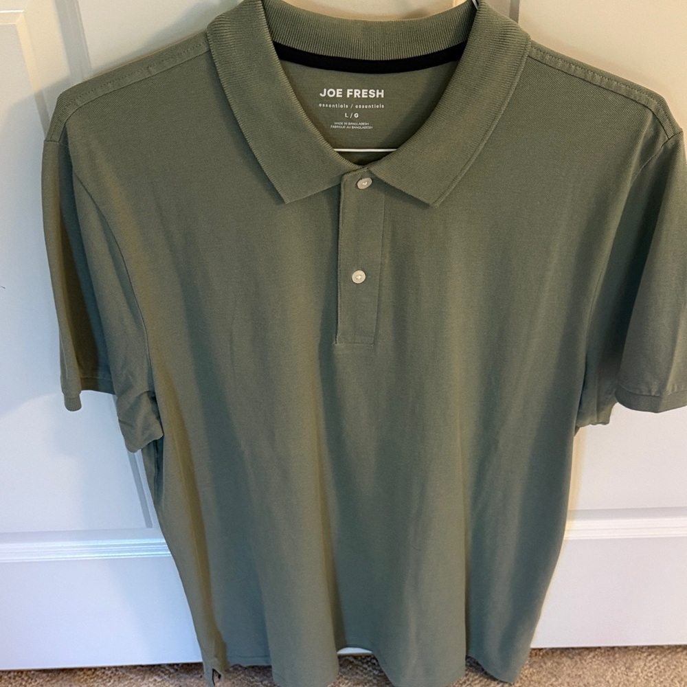 Joe Fresh Green Polo Shirt